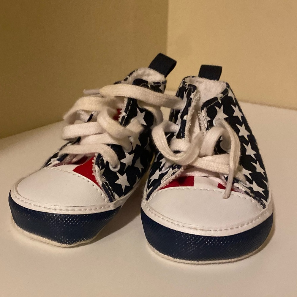 Patriotic flag USA 4th of July shoes